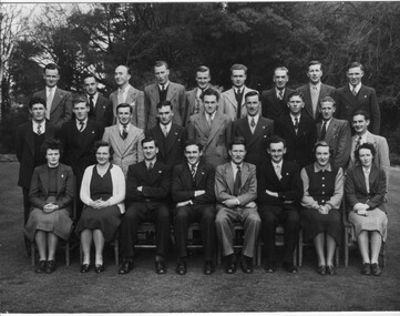 Photograph - Black and white print, Staff Group, Unknown