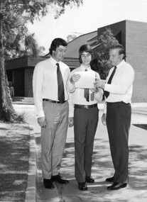 Photograph - Black and white print, Information Branch Victorian Department of Agriculture, Opening of Student Amenities Building, 1973