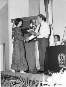 Photograph - Black and white print, Information Branch Victorian Department of Agriculture, Graduation Ceremony 1973, 1973