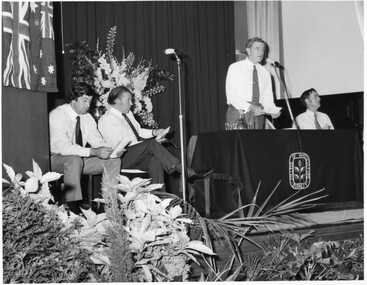Photograph - Black and white print, Graduation Ceremony 1973, 1973