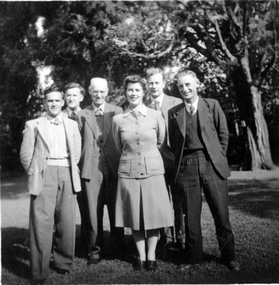 Photograph - Black and white print, Staff Group, Unknown
