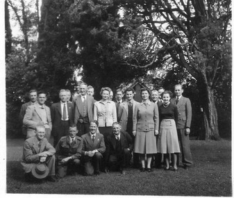 Photograph - Black and white print, Staff Group, Unknown