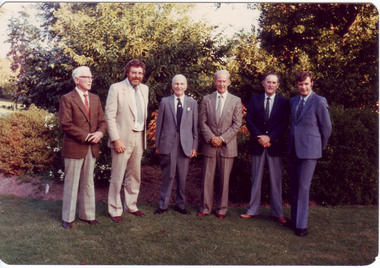 Photograph - Colour print, James (Jim) Pleasance, Six Principals B.H.C, 1982