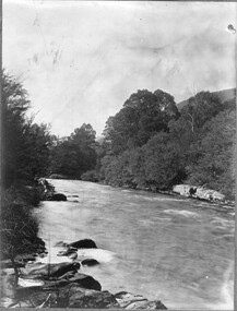 Photograph - Black and white print, River View