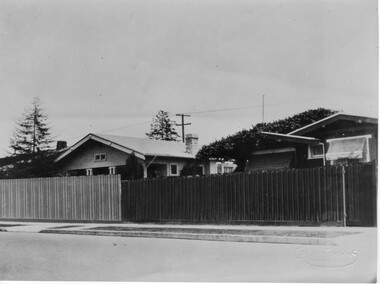 Photograph - Black and white print, Camberwell City Council et al, Two Suburban Houses, 1930