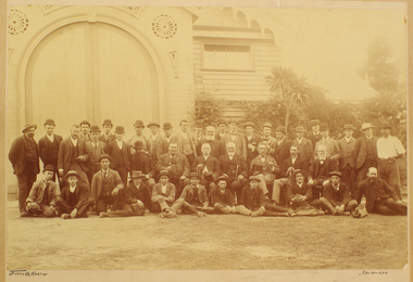 Photograph - Sepia print, A.E. Bennett, Members of the Horticultural Board of Advice, Staff and Students, 1894-1990