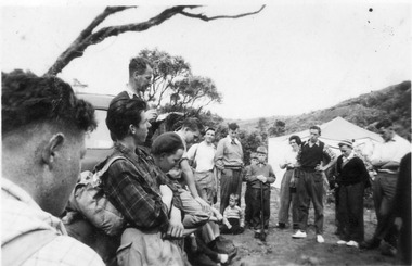 Photograph - Black and white print, Justine Curry (nee Mitchelson), Wilson's Promontory, 1954