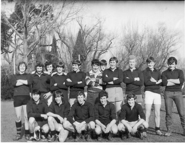 Photograph - Black and white print, Student Sports Teams, 1970