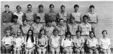Photograph - Black and white print, Information Branch Victorian Department of Agriculture, Student Year Group, C. 1970