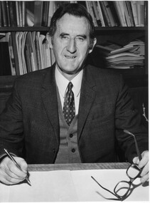 Photograph - Black and white print, College photographs, E.B. Littlejohn, 1977
