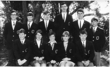 Photograph - Black and white print and negative, Information Branch Victorian Department of Agriculture, 2nd Year Group 1968, 1968