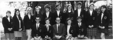 Photograph - Black and white print, Information Branch Victorian Department of Agriculture, Hockey Team 1968, 1968