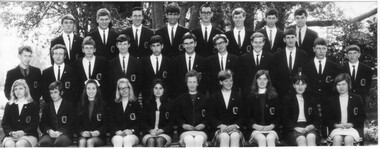 Photograph - Black and white print and negative, Information Branch Victorian Department of Agriculture, 1st Year Group 1968, 1968