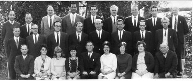Photograph - Black and white print and negative, Information Branch Victorian Department of Agriculture, Staff 1968, 1968