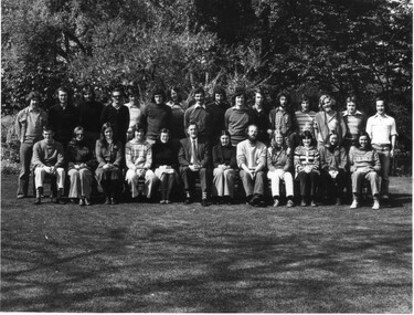Photograph - Black and white print, Information Branch Victorian Department of Agriculture, Group Photograph 1977, 1977