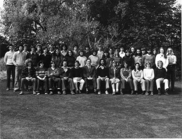 Photograph - Black and white print, Information Branch Victorian Department of Agriculture, Group Photograph 1977, 1977