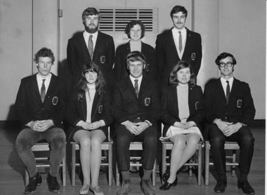 Photograph - Black and white print, Information Branch Victorian Department of Agriculture, Student Representative Council 1970, 1970