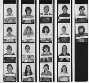 Photograph - Black and white print, Student ID Photographs 1982, 1982