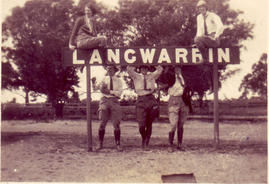 Photograph - Sepia print, An Excursion to Langwarrin, 1929