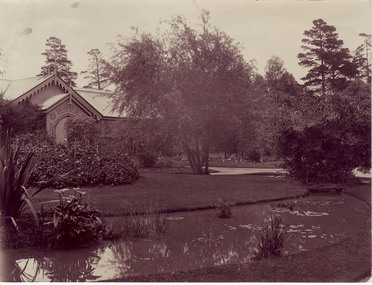 Photograph - Sepia print, A.P. Winzenried, Pavilion, 1909