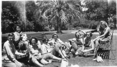 Photograph - Black and white print, Helen Dudley, 1st Year Students 1944, 1944