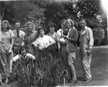 Photograph - Black and white print, Helen Dudley, 1st and 2nd Year Students 1944, 1944