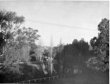 Photograph - Black and white print, Helen Dudley, View Towards Boulevard, 1944-1945