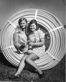 Photograph - Black and white print, Field and Gadget Day, 1970