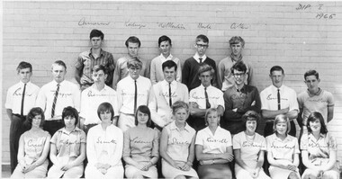 Photograph - Black and white print, Dept of Agriculture, Victoria, Dip I 1965 Student Group, 1965