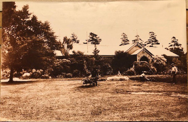 Photograph - Sepia print, A.E. Bennett, Pavilion, 1894