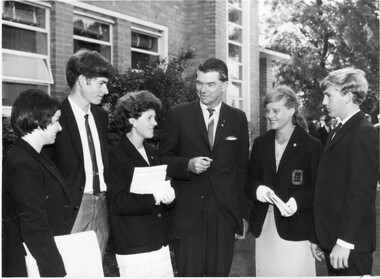 Photograph - Black and white print, Publicity Branch Victorian Department of Agriculture, Graduation Day Mid 1960's, 1970-1980