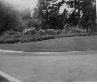 Album - Black and white photographs, certificate and reports, Justine Curry, Justine Curry (Mitchelson) Album Burnley Horticultural College Vic. 1953-1954, 1953-1954