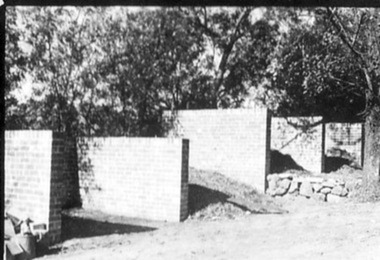 Photograph - Black and white print, E.M. Gibson, Media Bays, September 1942