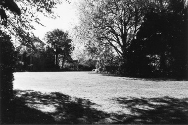 Photograph - Black and white print, E.M. Gibson, Oak Lawn, September 1942