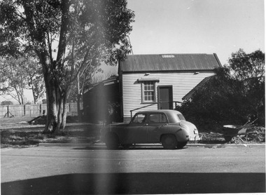 Photograph - Black and white print, E.M. Gibson, Egg Curator's Cottage, 1947