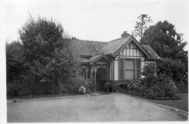 Photograph - Black and white print, E.M. Gibson, Principal's Residence, 1947