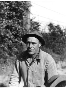 Photograph - Black and white print, Public Works Maintenance Staff Member, 1948