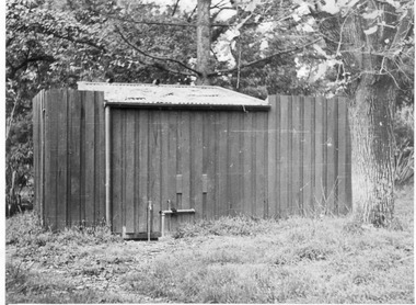 Photograph - Black and white print, E.M. Gibson, Male Toilet, 1951