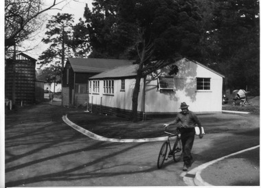 Photograph - Black and white print, E.M. Gibson, George Manley, 1947