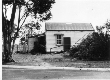 Photograph - Black and white print, E.M. Gibson, Entry to E.L.C. and Curator's Residence, 1947