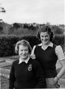 Photograph - Black and white print, E.M. Gibson, Kath Kenna and Pat Fleming, Late 1940s