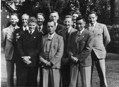 Photograph - Black and white print, E.M. Gibson, Farewell 2nd Short Course C.R.T.S, 27 November 1947