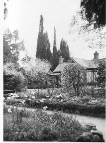 Photograph - Black and white print, E.M. Gibson, Principal's Residence, Early September 1947