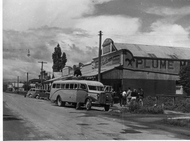 Photograph - Black and white print, E.M. Gibson, Camping, Late 1940s-Early 1950s