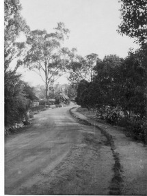 Photograph - Black and white print, E.M. Gibson, Entrance Road From Swan Street, March/April 1947
