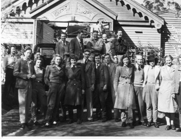 Photograph - Black and white print, E.M. Gibson, Show Day 1947, 1947