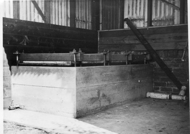 Photograph - Black and white print, E.M. Gibson, Soil Sterilizer, April 1947