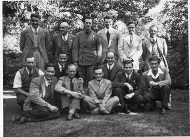 Photograph - Black and white print, E.M. Gibson, Commonwealth Reconstruction Training Scheme 1st Short Course, 1947