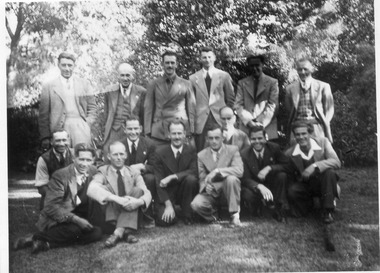 Photograph - Black and white print, E.M. Gibson, Commonwealth Reconstruction Training Scheme 1st Short Course, 1947