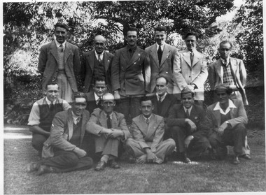 Photograph - Black and white print, E.M. Gibson, Commonwealth Reconstruction Training Scheme 1st Short Course, 1947
